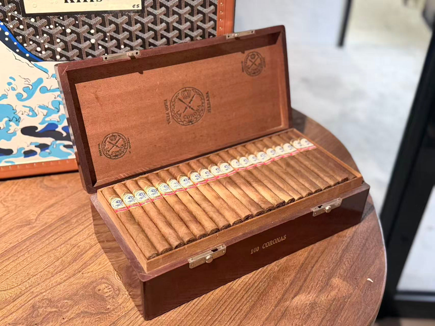 拉科羅納 世界集郵展覽外交紀念版 LA CORONA Flor Fina · Habana