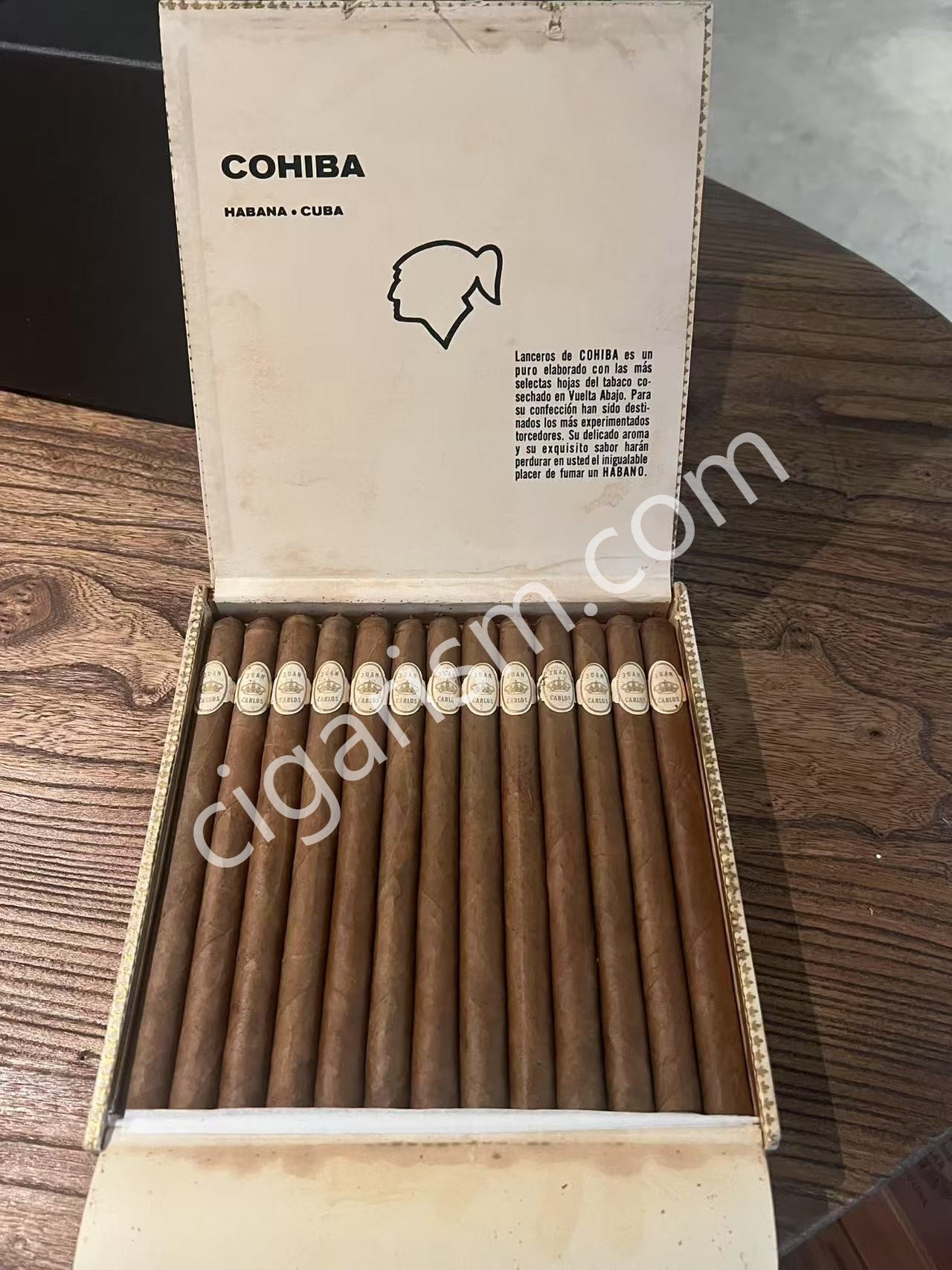 高希霸西班牙胡安卡洛斯一世国王定制外交版  COHIBA  Lanceros Juan Carlos